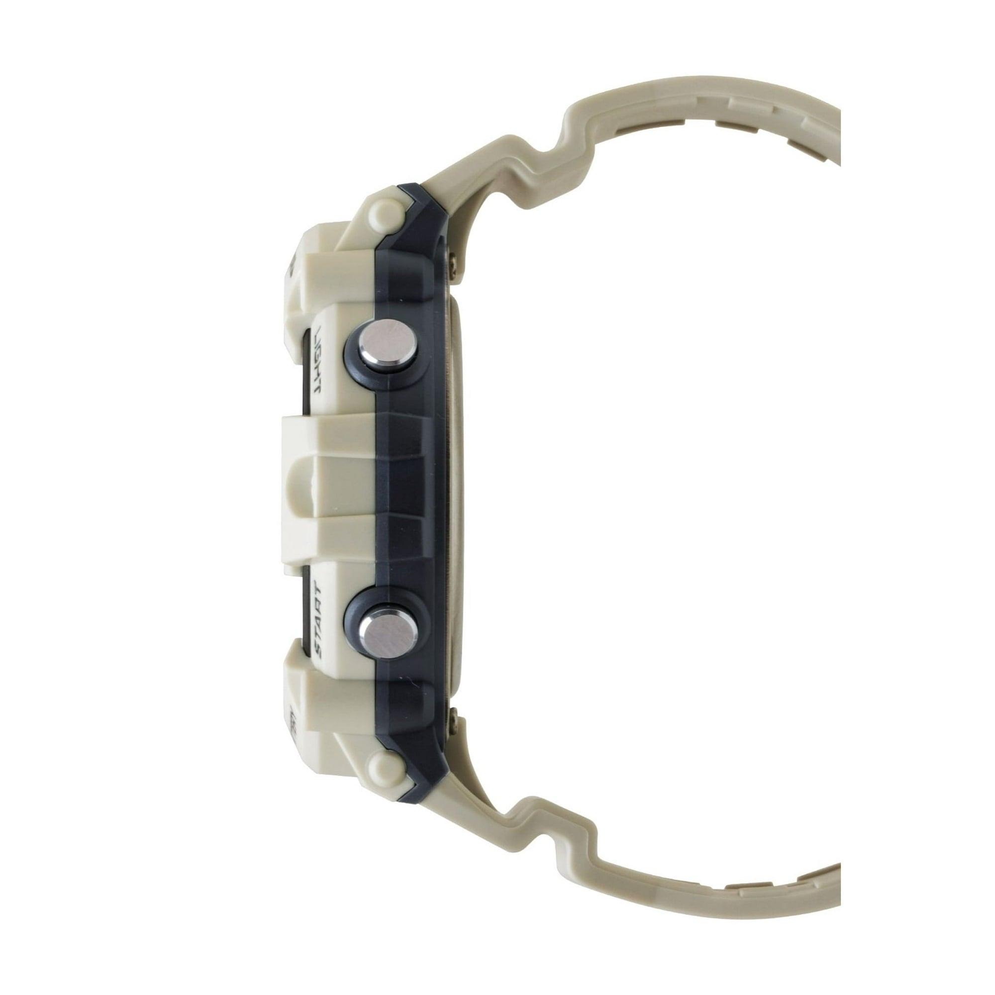 Casio Mens Large LCD Heavy Duty Wristwatch, White