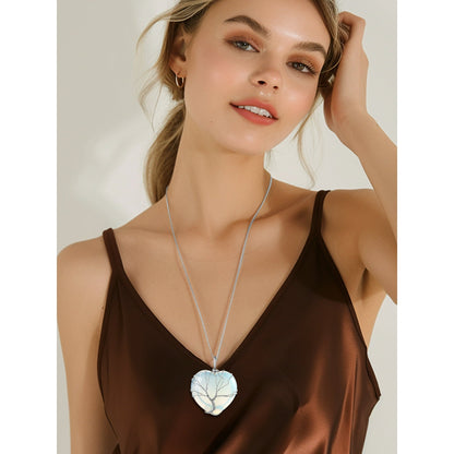 Bestyle Crystal Tree of Life Necklace – June Birthstone Moonstone Pendant Gift for Women