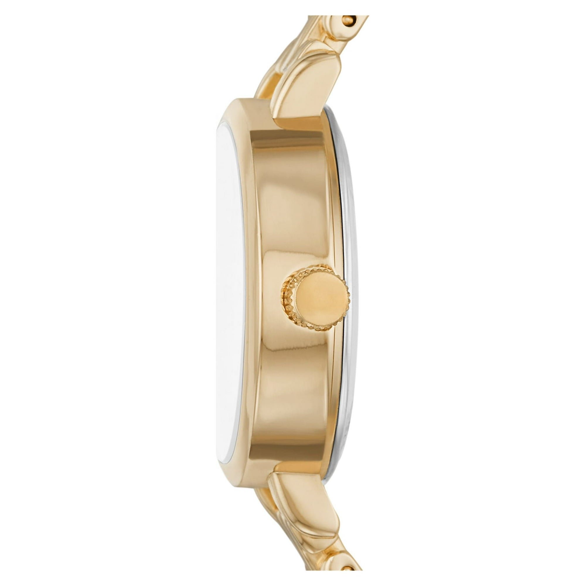 Time & Tru Women's Wrist Watch: Gold Tone Bracelet Watch (FMDOTT076)