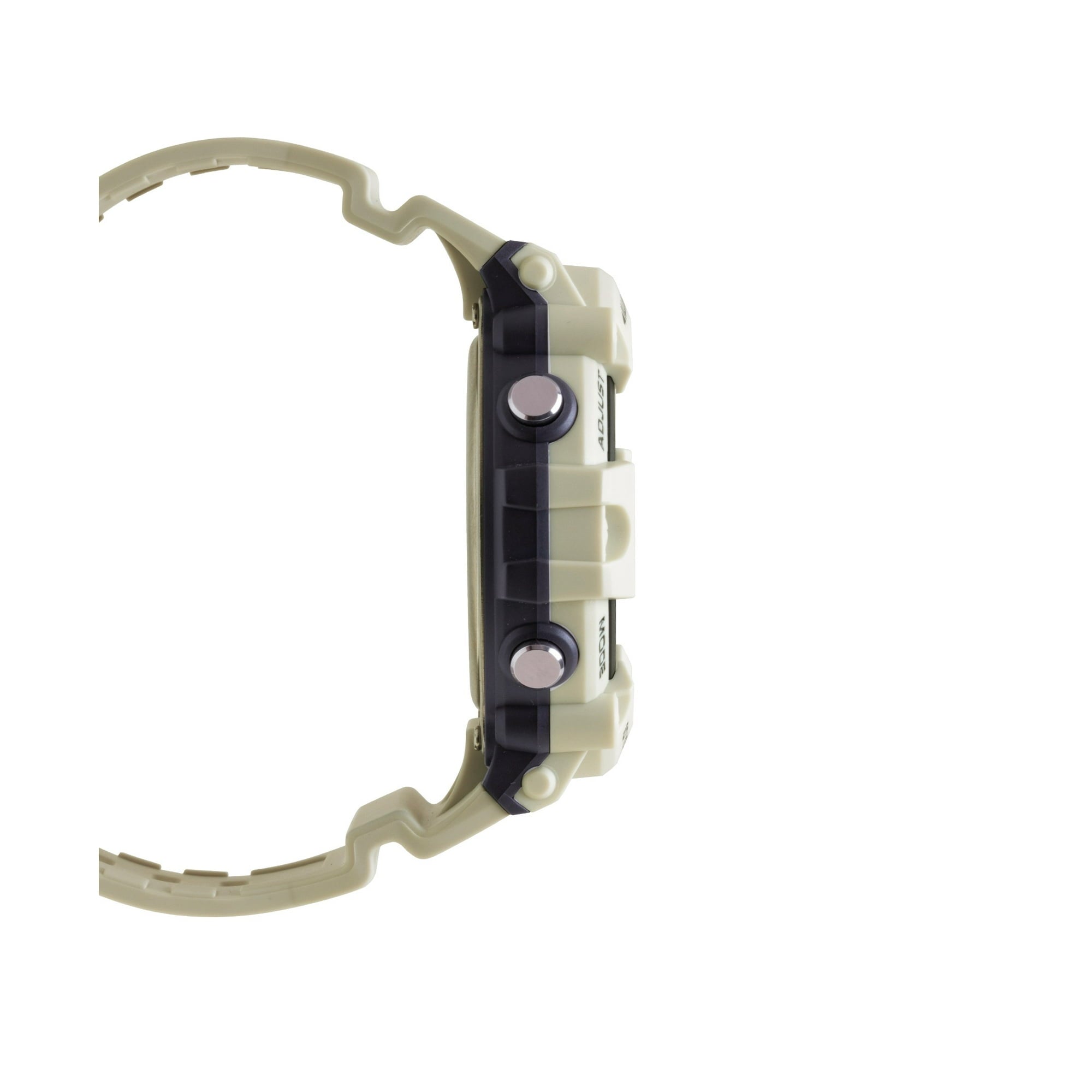 Casio Mens Large LCD Heavy Duty Wristwatch, White